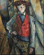 Paul Cezanne Boy in a Red Waistcoat oil painting picture wholesale